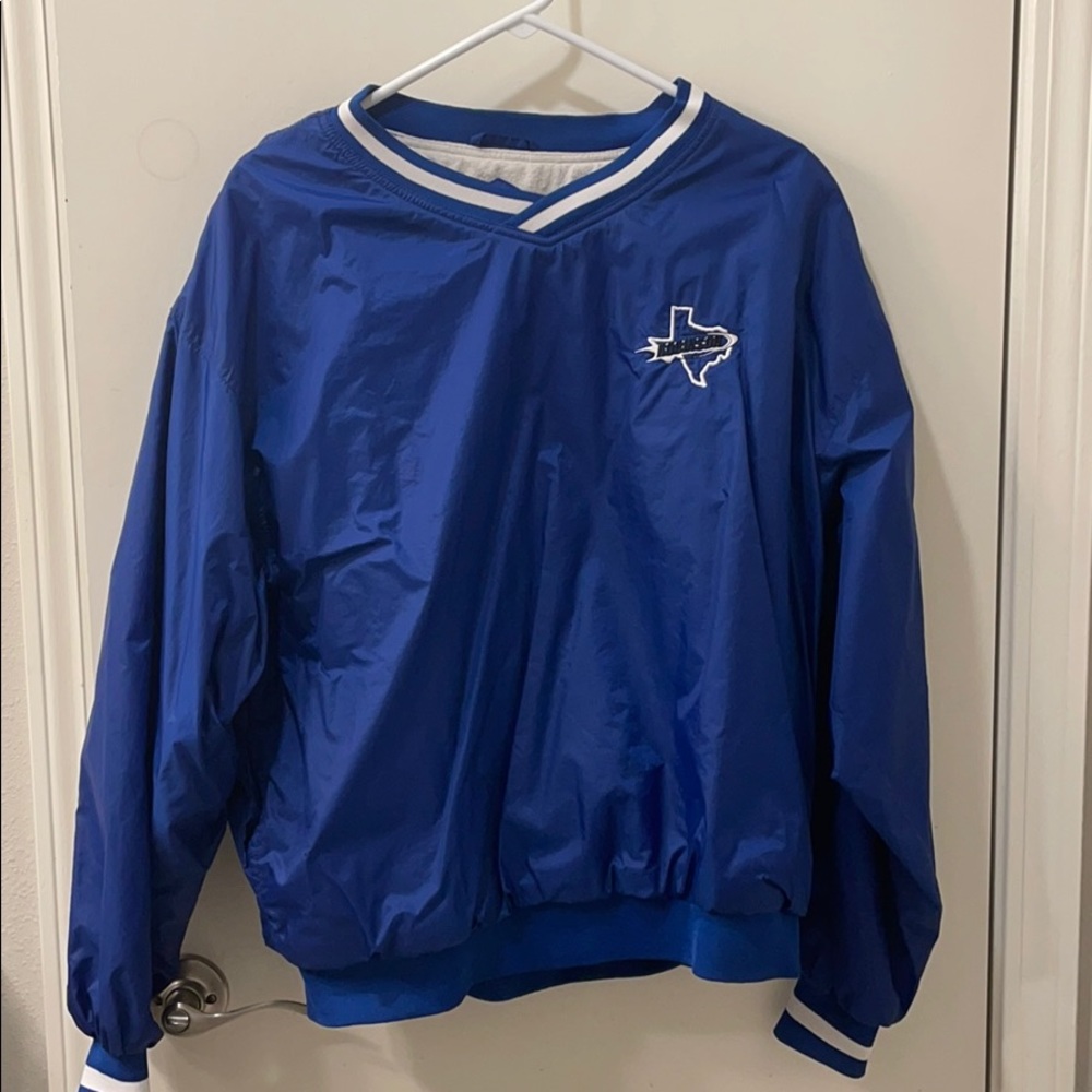 Blue “preppy” sweatshirt